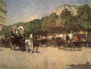 Childe Hassam Der Tag des Grand Prix painting